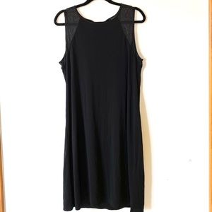 Black velvet Eileen Fisher dress tunic